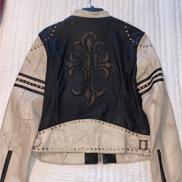 Sickest leather biker jacket - Picture 4 of 6